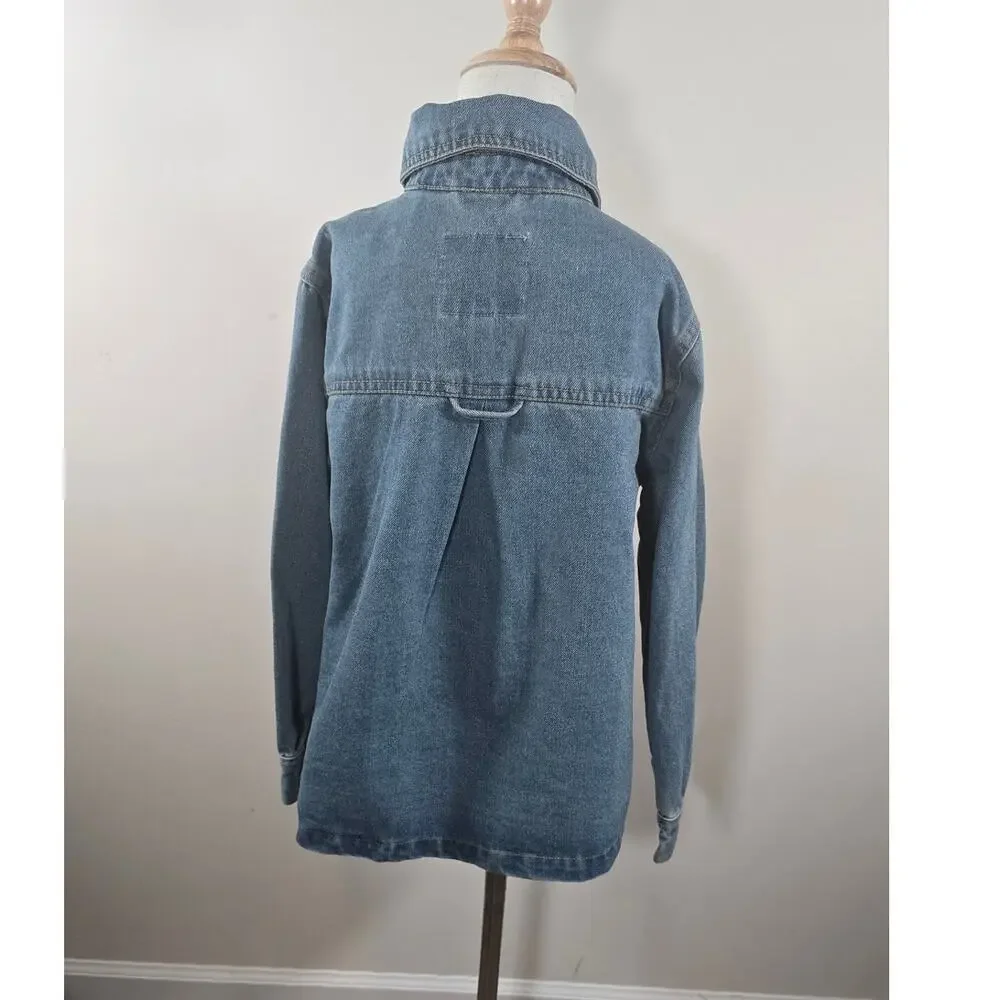 Urban Republic Harlie Denim Jacket Girls 7/8 NWT Classic Light Wash